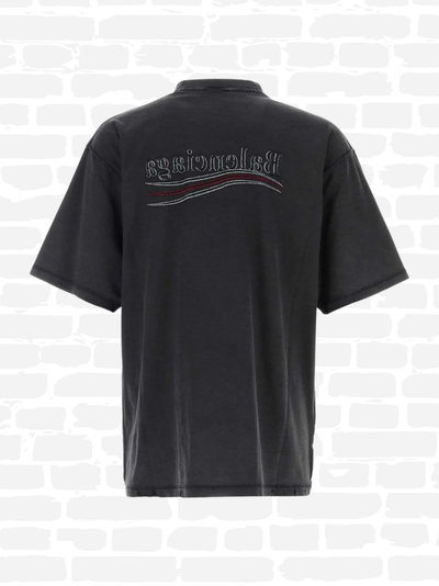 בלנסיאגה טי שירט צבע שחור CAMPAIGN INSIDE-OUT T-SHIRT
