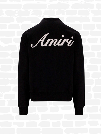 אמירי סווטשירט צבע שחור EMBROIDERED SWEATSHIRT