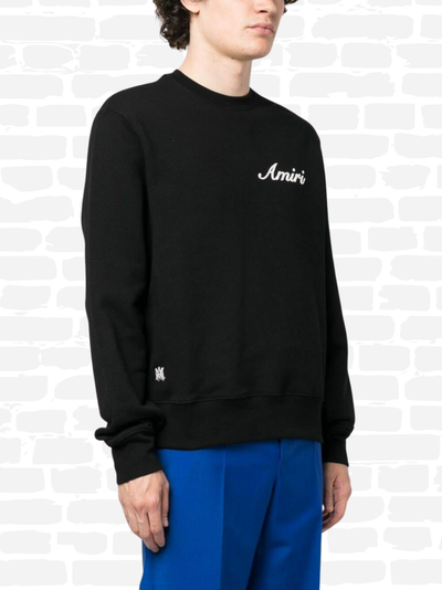 אמירי סווטשירט צבע שחור EMBROIDERED SWEATSHIRT