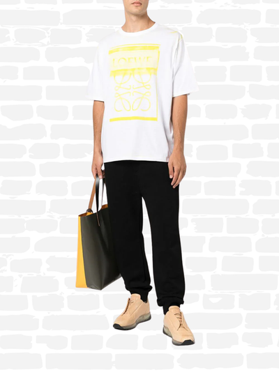 לואוי מכנסיים צבע שחור JERSEY TRACK PANTS