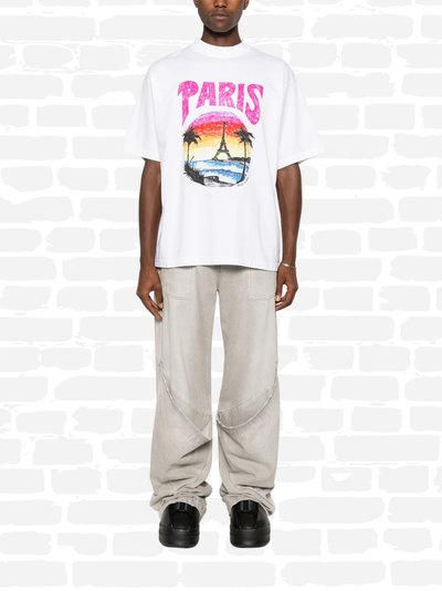 בלנסיאגה טי שירט צבע לבן Paris Tropical T-shirt