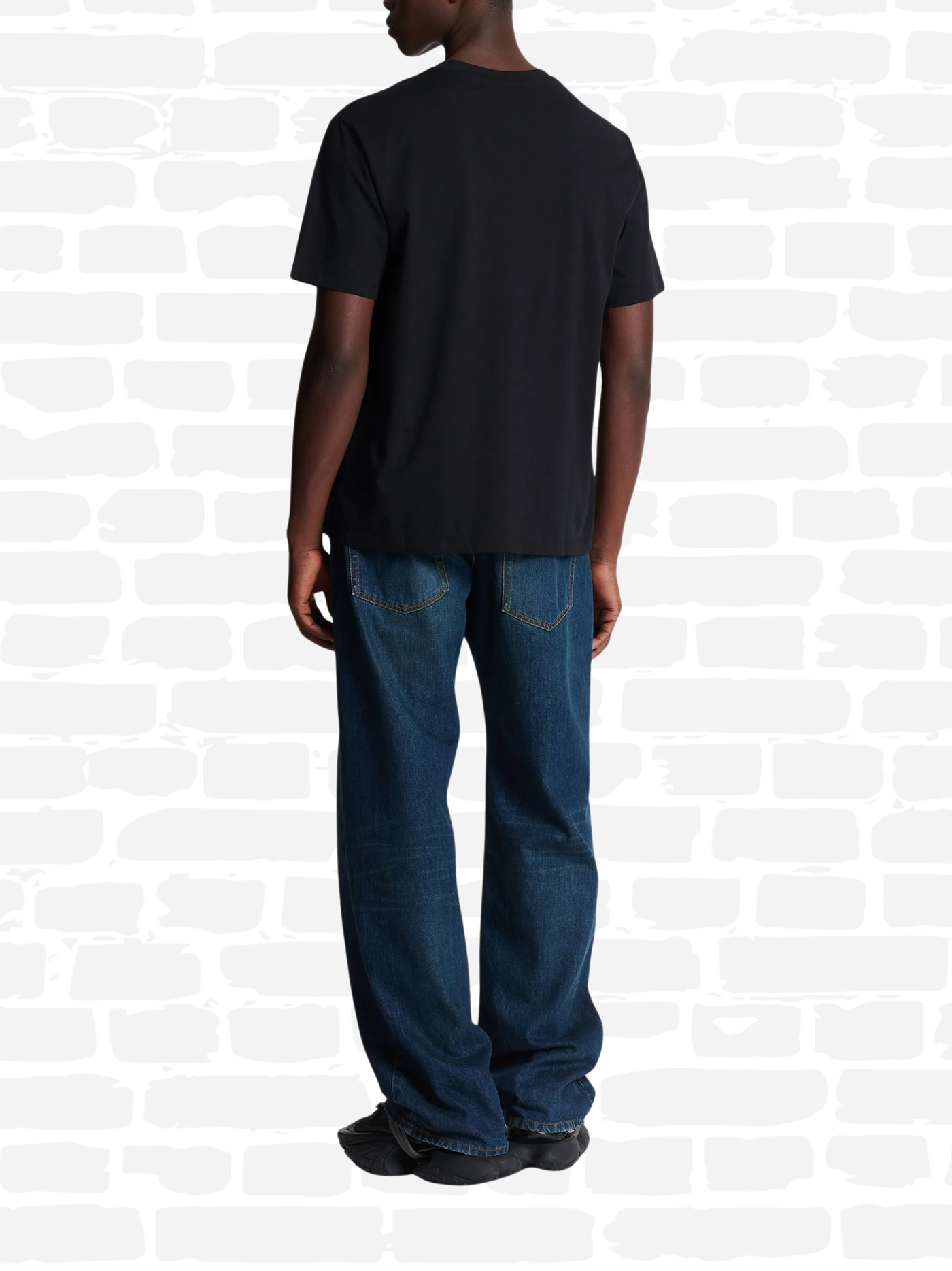 באלמין טי שירט צבע שחור LOGO T-SHIRT JUNIORS