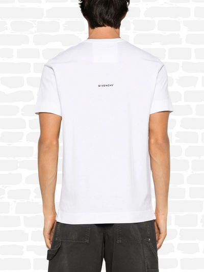 ז'יבנשי טי שירט צבע לבן G embroidered short-sleeve T-shirt