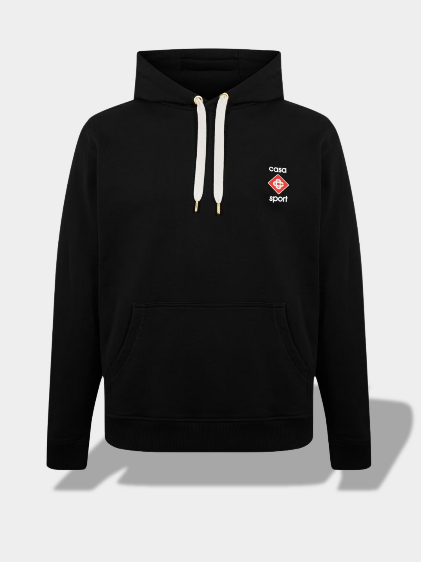 קזבלנקה סווטשירט צבע שחור Sport Logo Hoodie