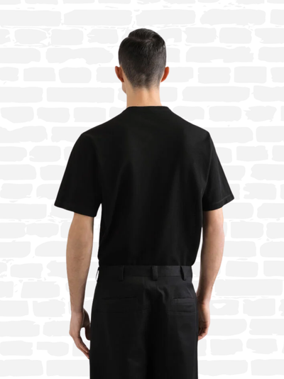 דולצ'ה גאבנה טי שירט צבע שחור COTTON WITH TAG T-SHIRT