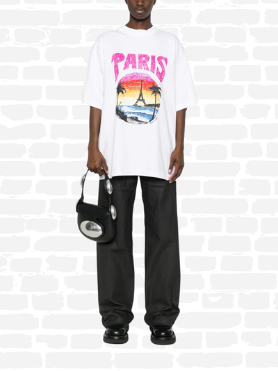 בלנסיאגה טי שירט צבע לבן Paris Tropical T-shirt