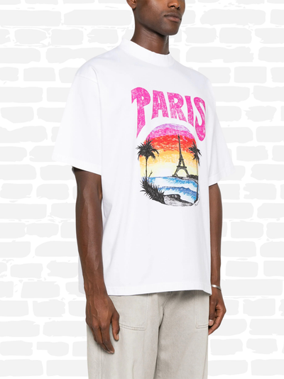 בלנסיאגה טי שירט צבע לבן Paris Tropical T-shirt