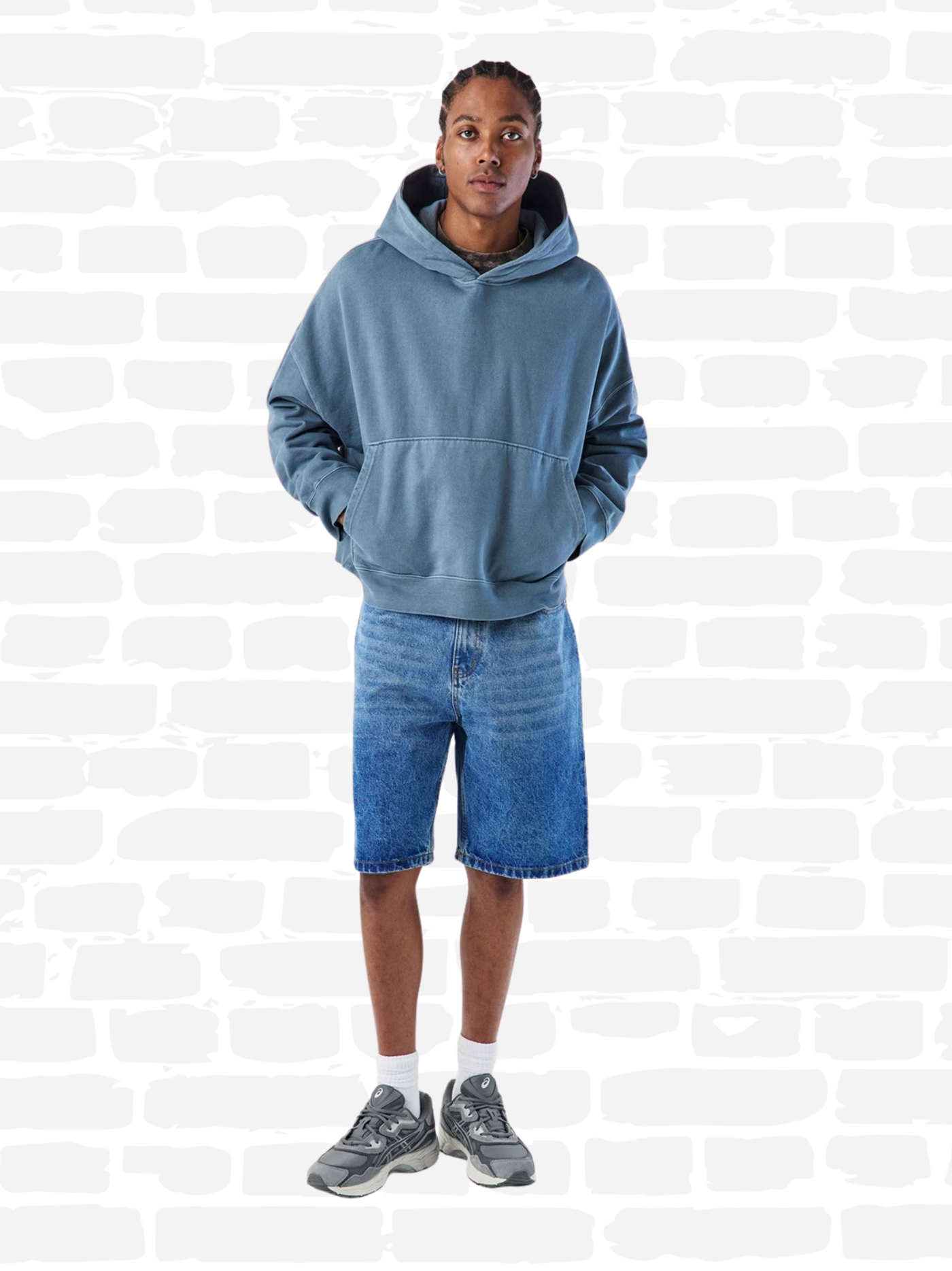 אסיקס נעליים צבע אפור GEL-NYC TRAINERS