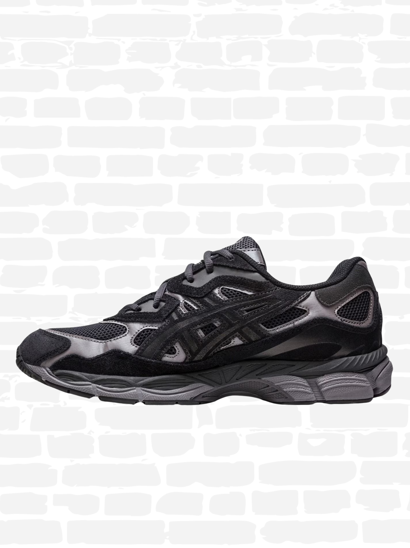 אסיקס נעליים צבע שחור GEL-NYC TRAINERS