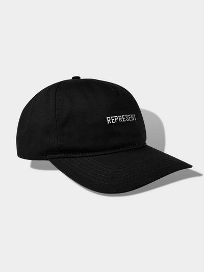 רפרזנט כובע צבע שחור REP TEXT LOGO CAP SN42
