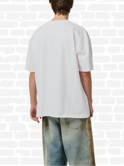 אקנה סטודיוס טי שירט צבע לבן ACNE STUDIOS T-SHIRT