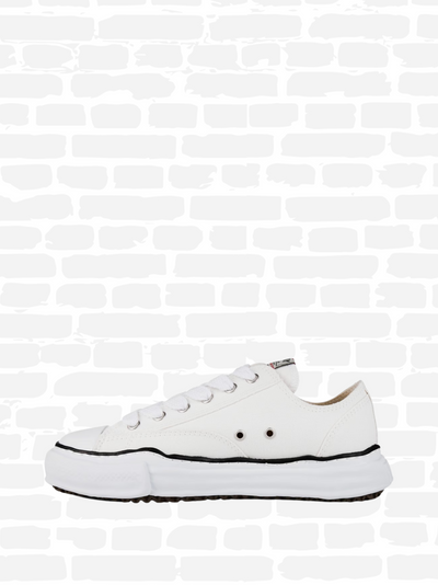 נעליים מיהרה צבע לבן PETERSON ORIGINAL SOLE CANVAS LOW SNEAKER