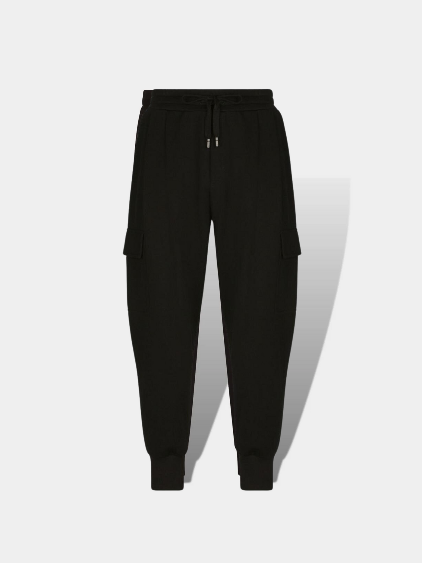 דולצ'ה גאבנה מכנסיים צבע שחור cargo-pocket track pants