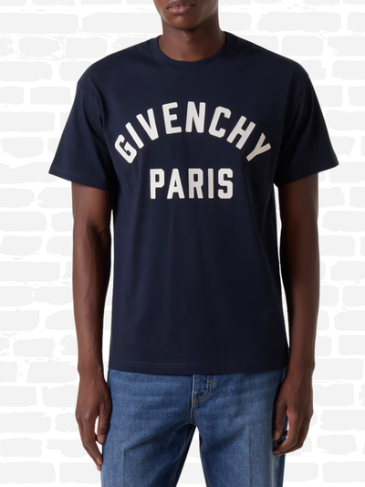 ז'יבנשי טי שירט צבע שחור LOGO T-SHIRT