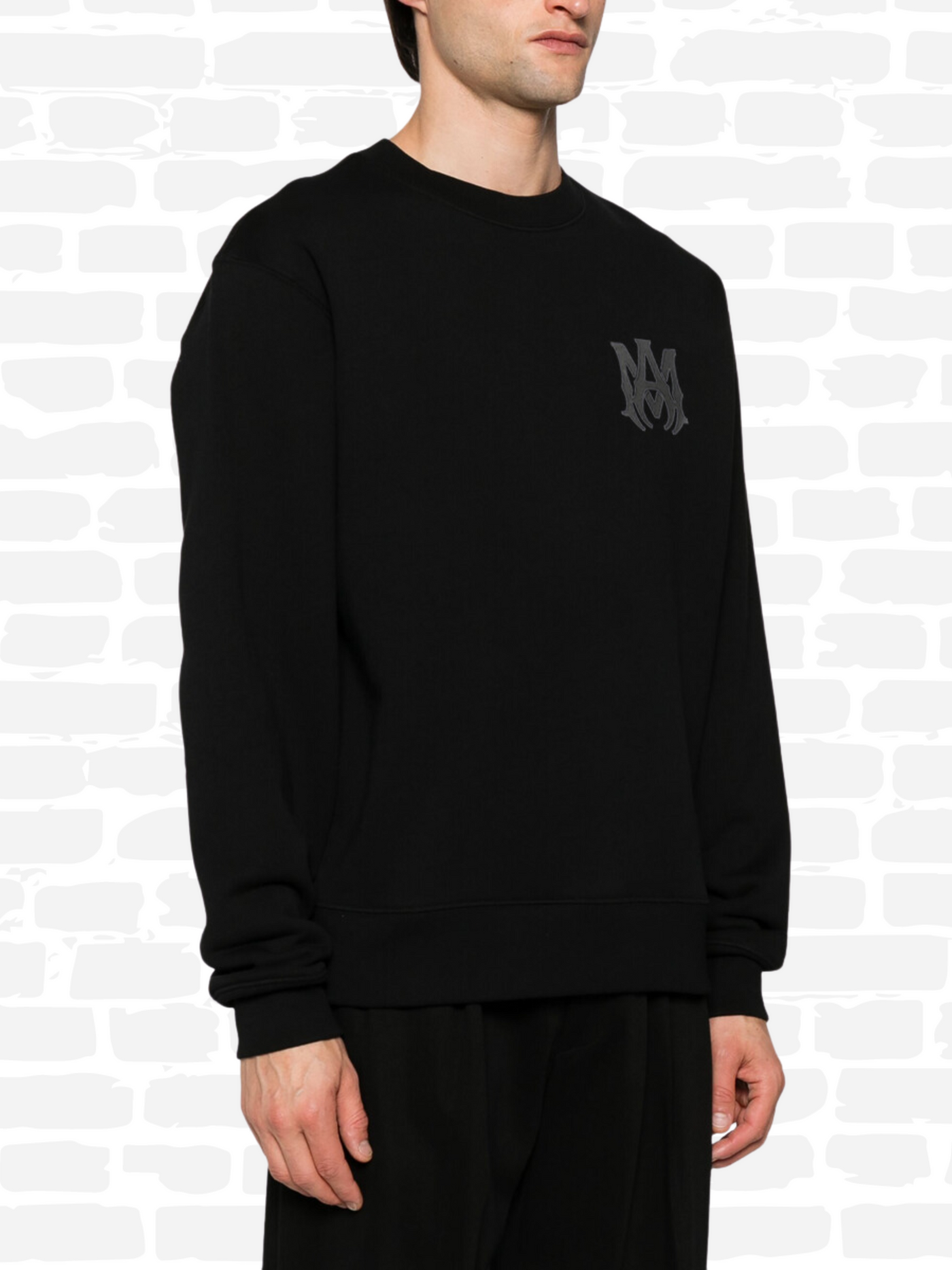 Sweat Amiri couleur noire Sweat à capuche avec logo imprimé 