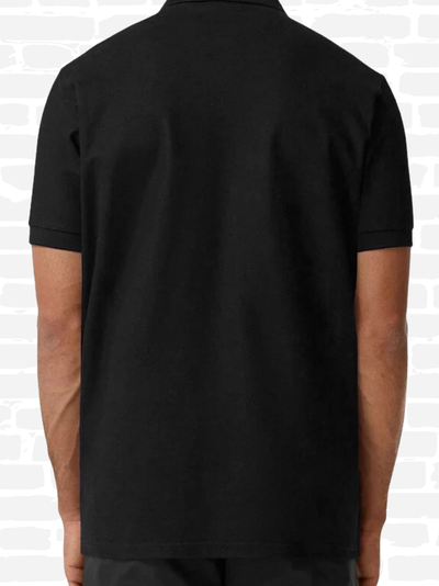 ברברי טי שירט צבע שחור SIGNATURE POLO SHIRT