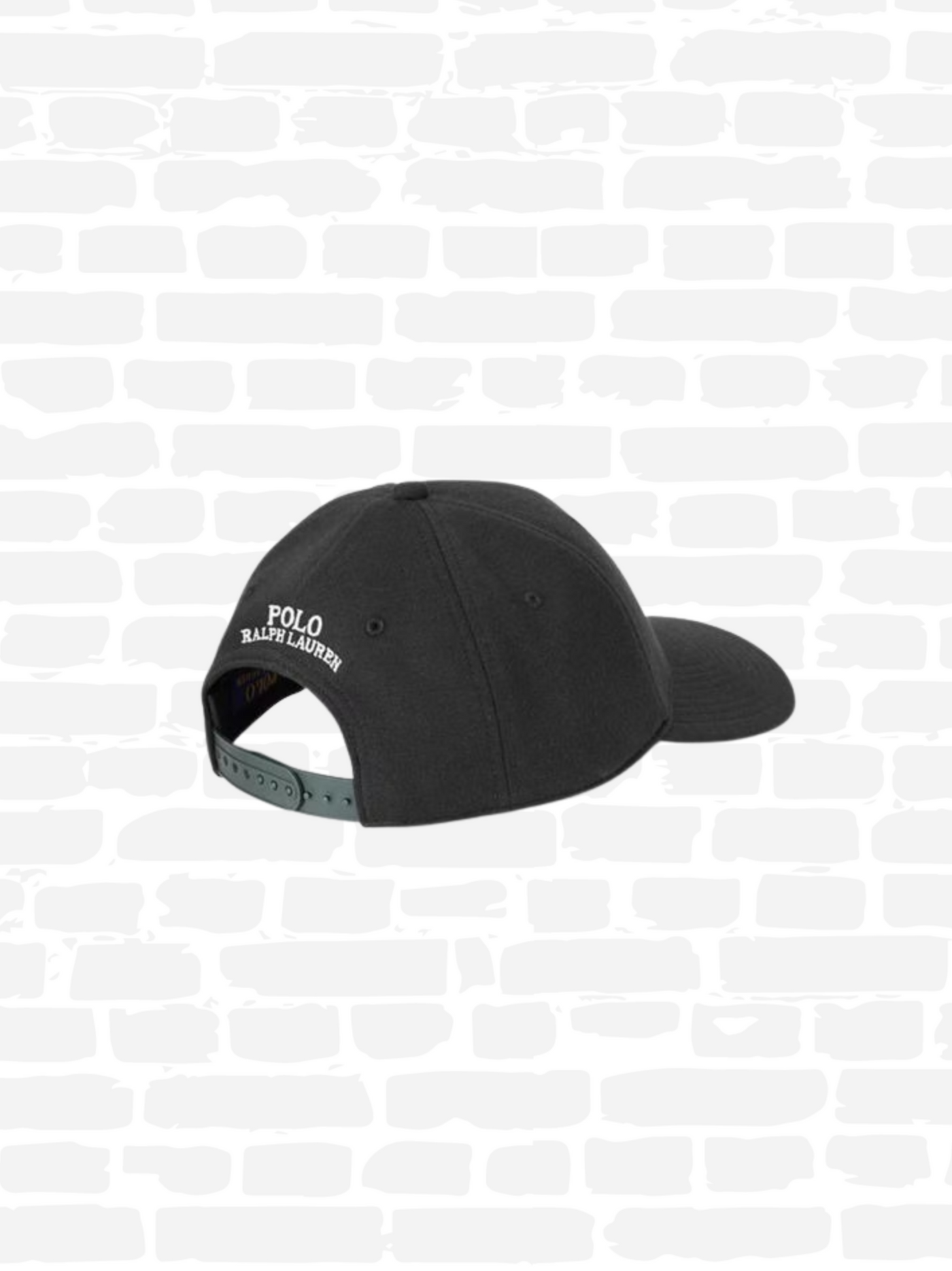 פולו ראלף לורן כובע צבע שחור LOFT BUCKET HAT