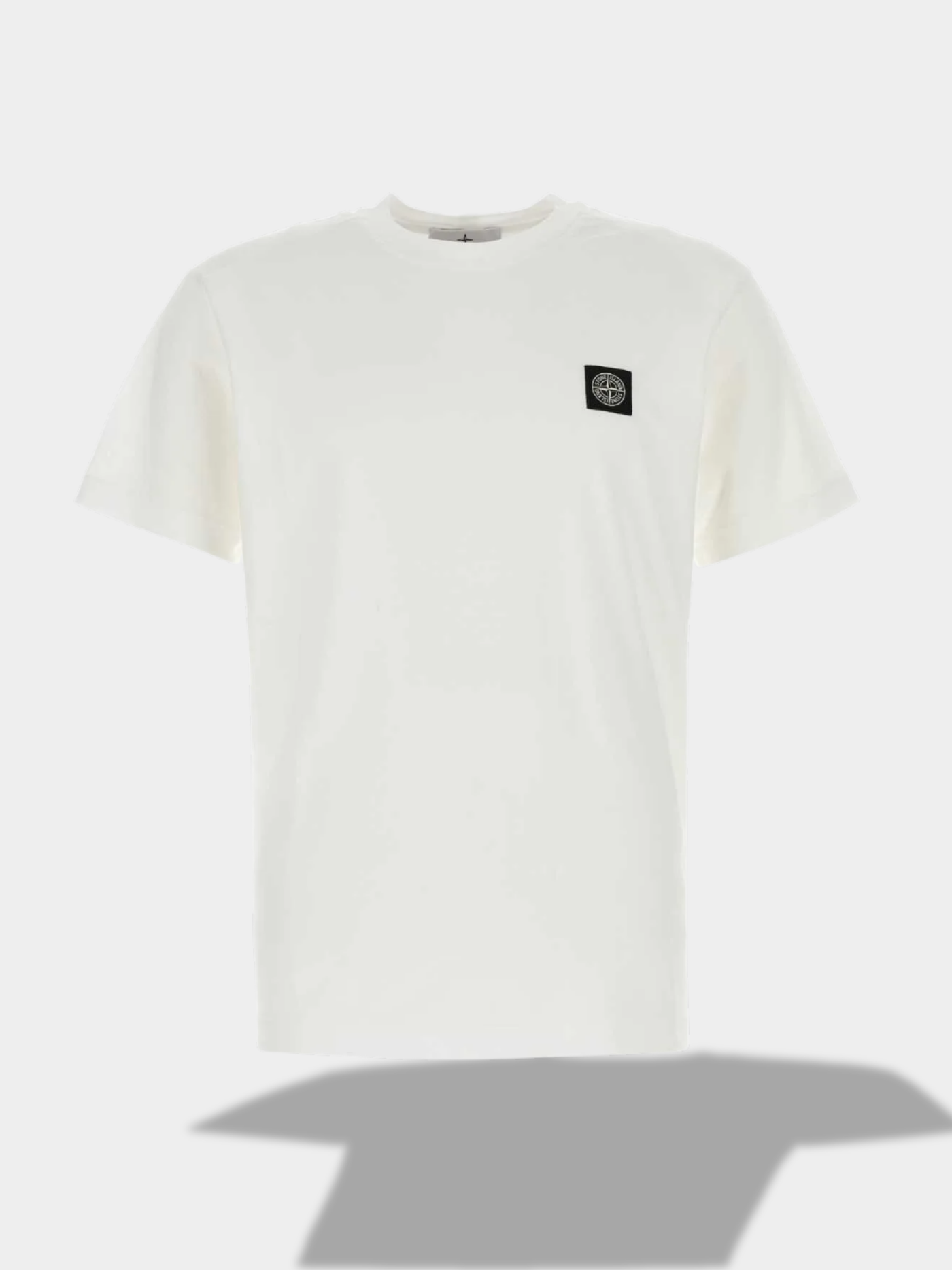 סטון איילנד טי שירט צבע לבן LOGO PATCH T-SHIRT