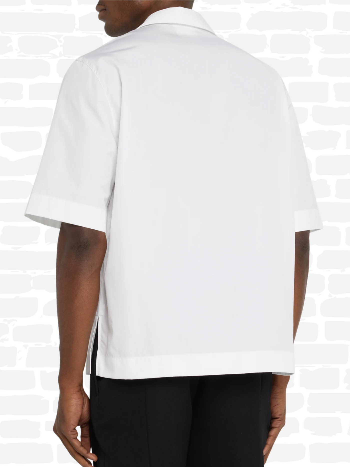 Givenchy Chemise de camp blanche à logo Boxy-Fit