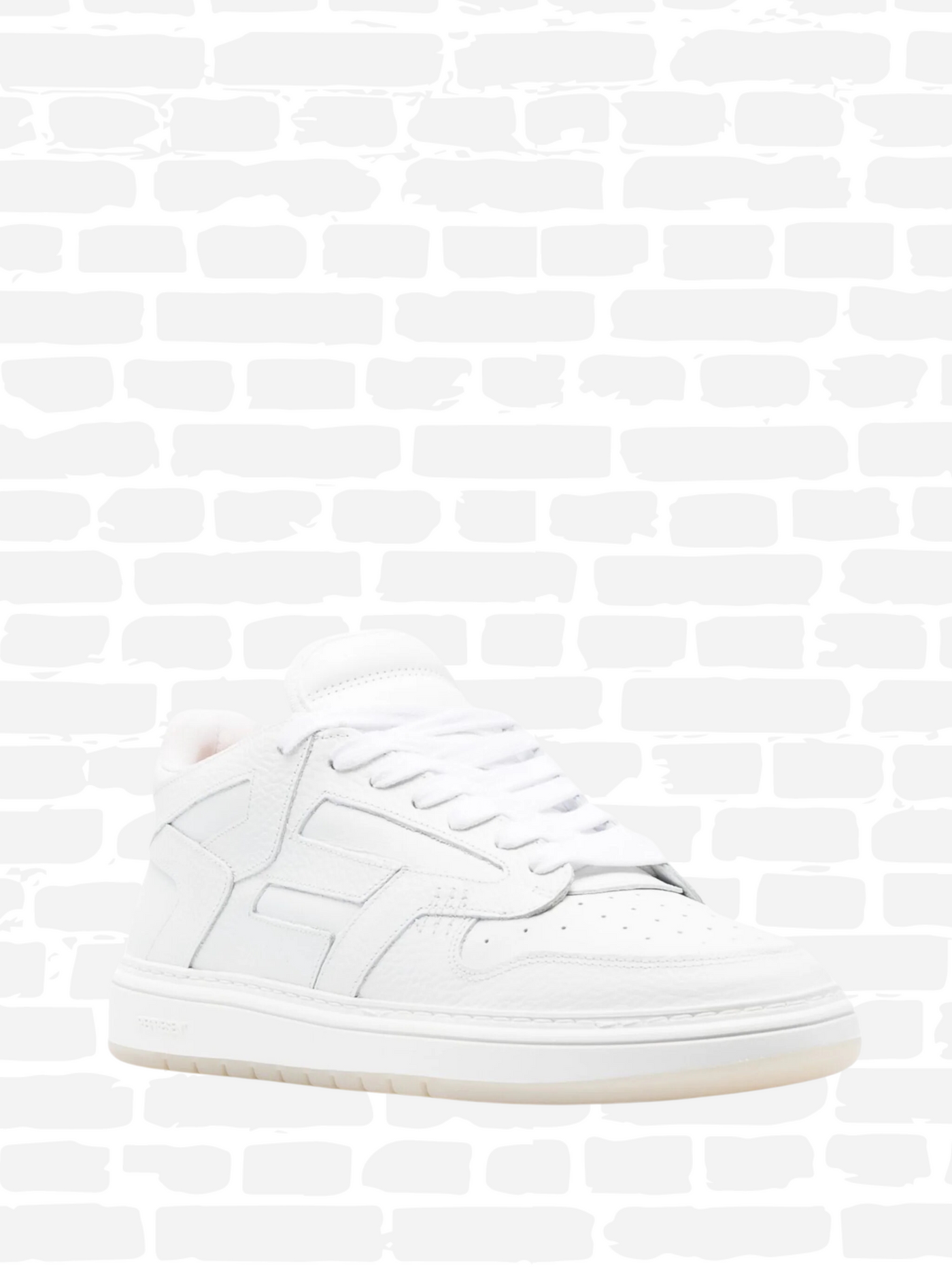 Chaussure représentative de couleur blanche baskets basses Reptor 