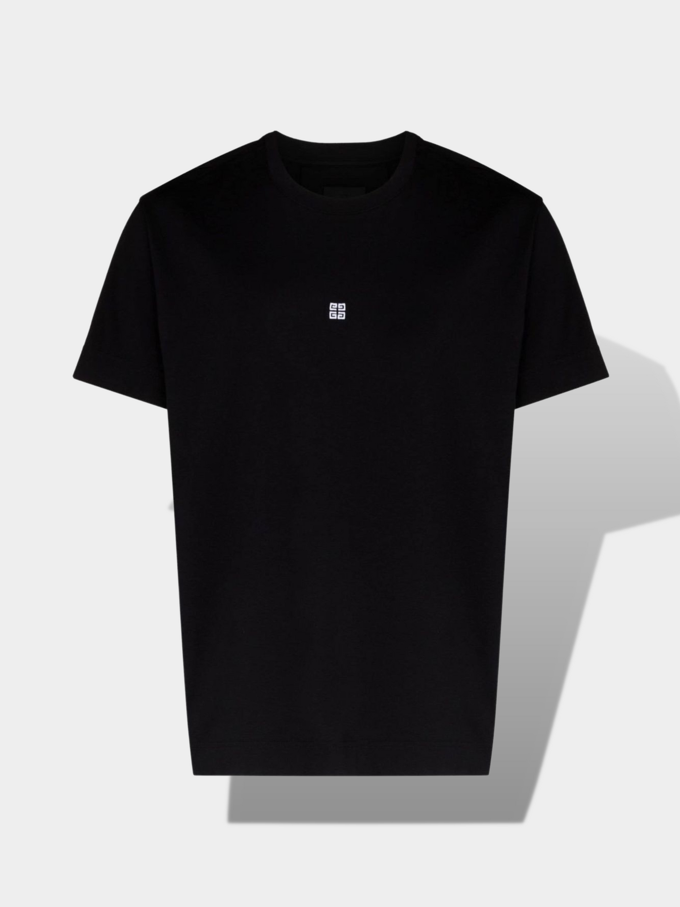 ז'יבנשי טי שירט צבע שחור G embroidered short-sleeve T-shirt