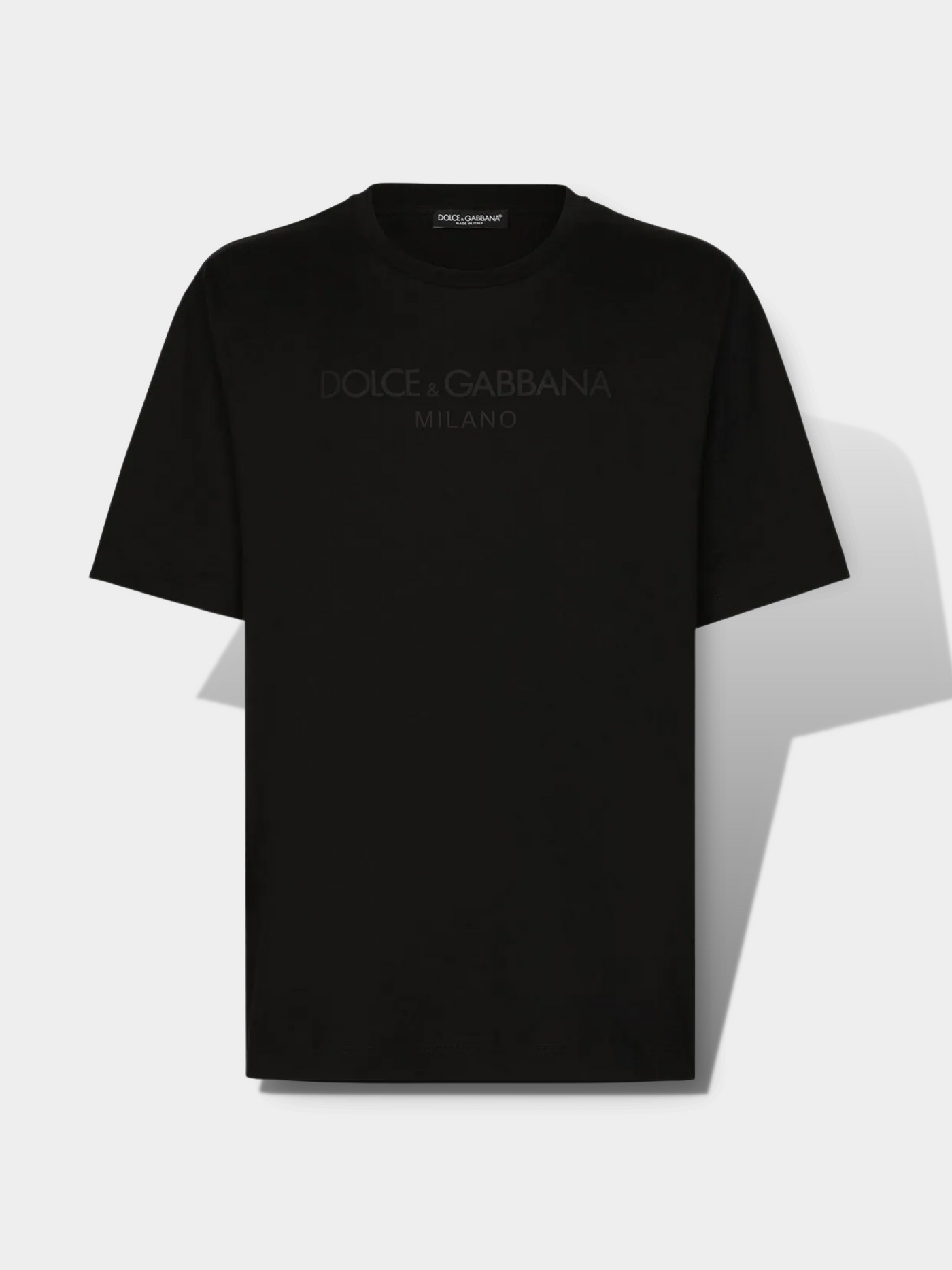 דולצ'ה גאבנה טי שירט צבע שחור Printed T-shirt