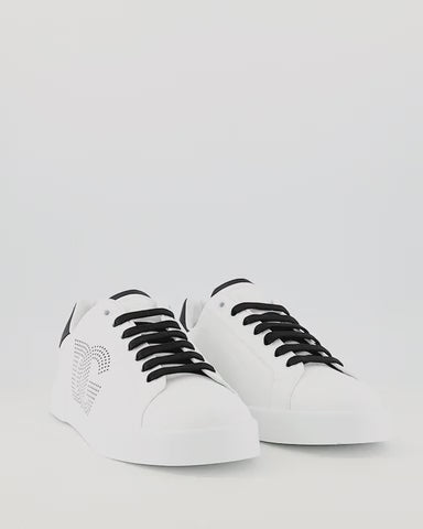 דולצ'ה גאבנה נעליים צבע לבן DG PORTOFINO PERF