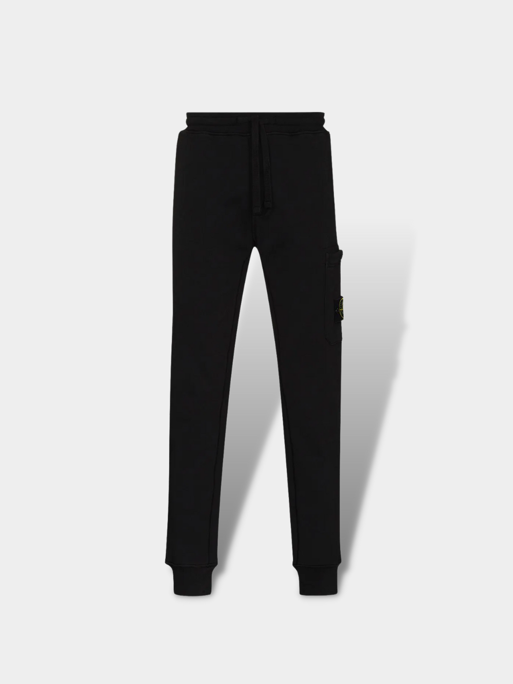 LW BADGE POCKET JOGGING PANTS סטון איילנד מכנסיים צבע שחור