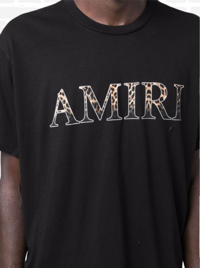 T-shirt Amiri couleur noir T-shirt à logo graphique