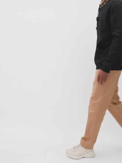 ברברי סווטשירט צבע שחור check-detail hoodie