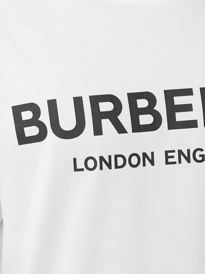 ברברי טי שירט צבע לבן logo print T-shirt