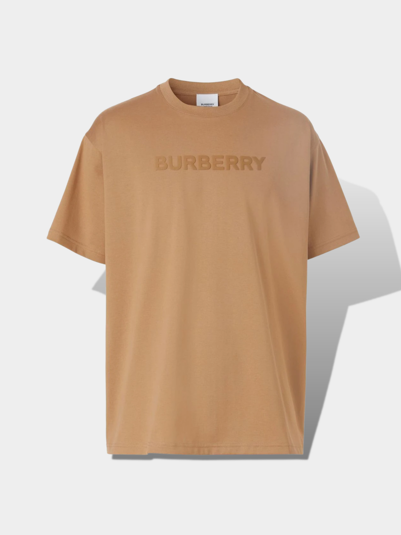 ברברי טי שירט צבע חום print logo T-shirt