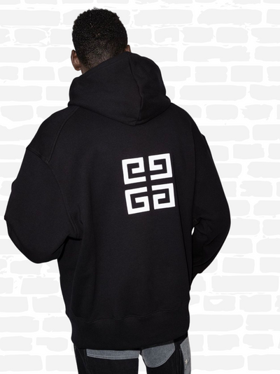 ז'יבנשי סווטשירט צבע שחור GG logo-embroidered
