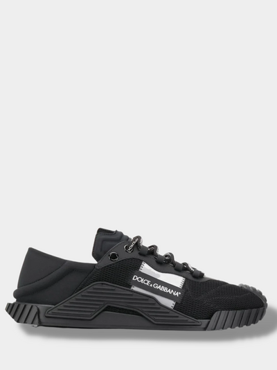 דולצ'ה גאבנה נעליים צבע שחור low-top sneakers