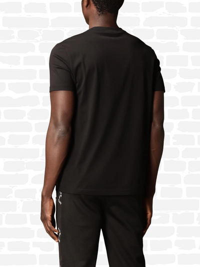 ז'יבנשי טי שירט צבע שחור logo print T shirt