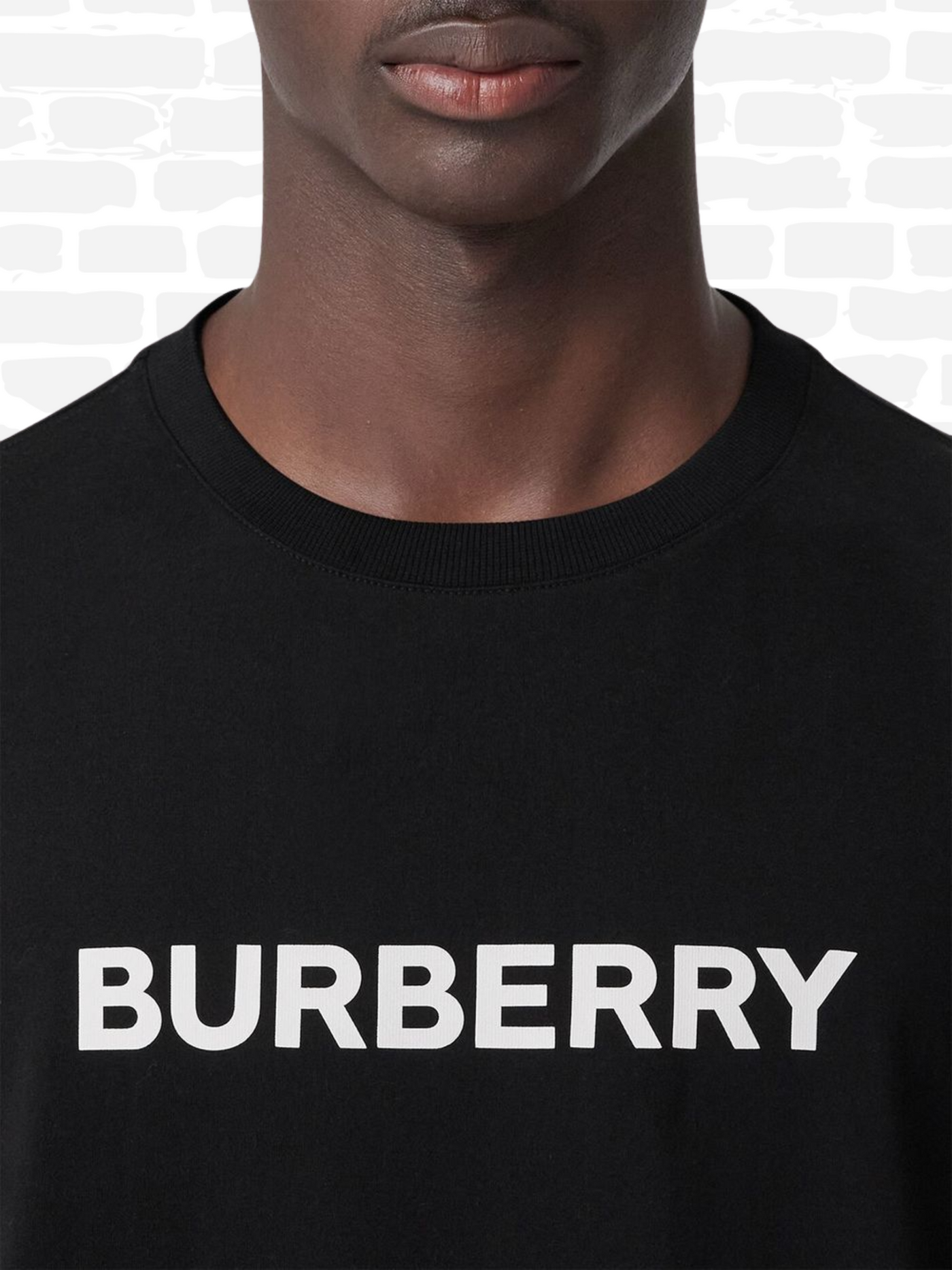 T-shirt Burberry T-shirt à logo imprimé couleur noir