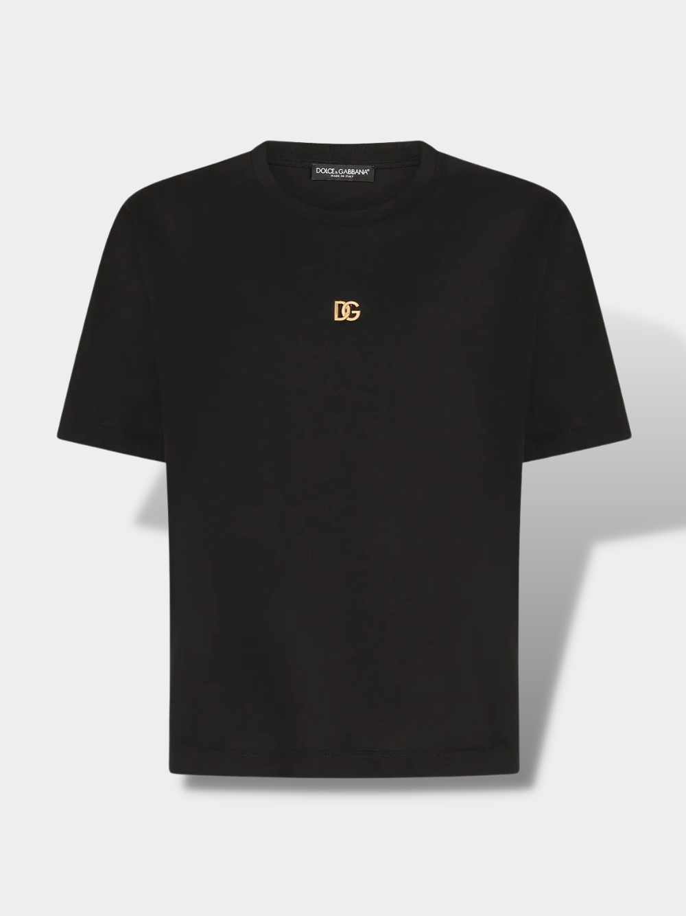 T-shirt Dolce Gabbana couleur noir T-shirt avec application