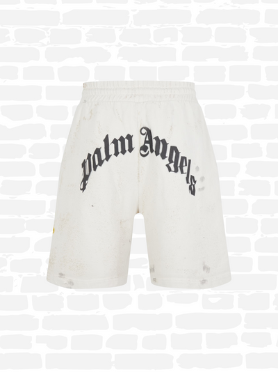 פאלם אנג'לס מכנסיים צבע לבן NEON PALM SHORTS
