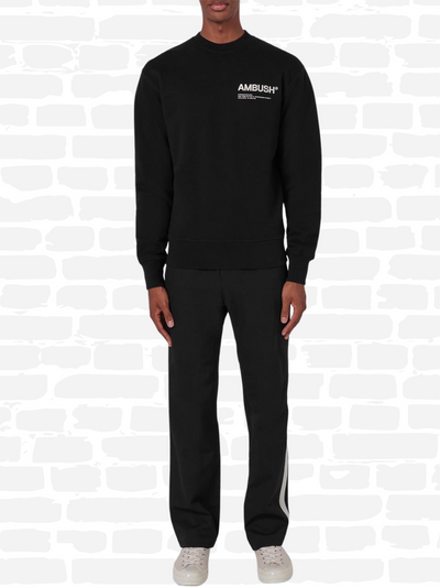AMBUSH WORKSHOP sweatshirt סווטשירט צבע שחור
