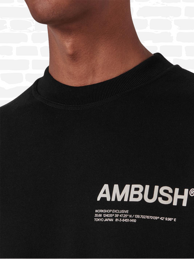 AMBUSH WORKSHOP sweatshirt סווטשירט צבע שחור
