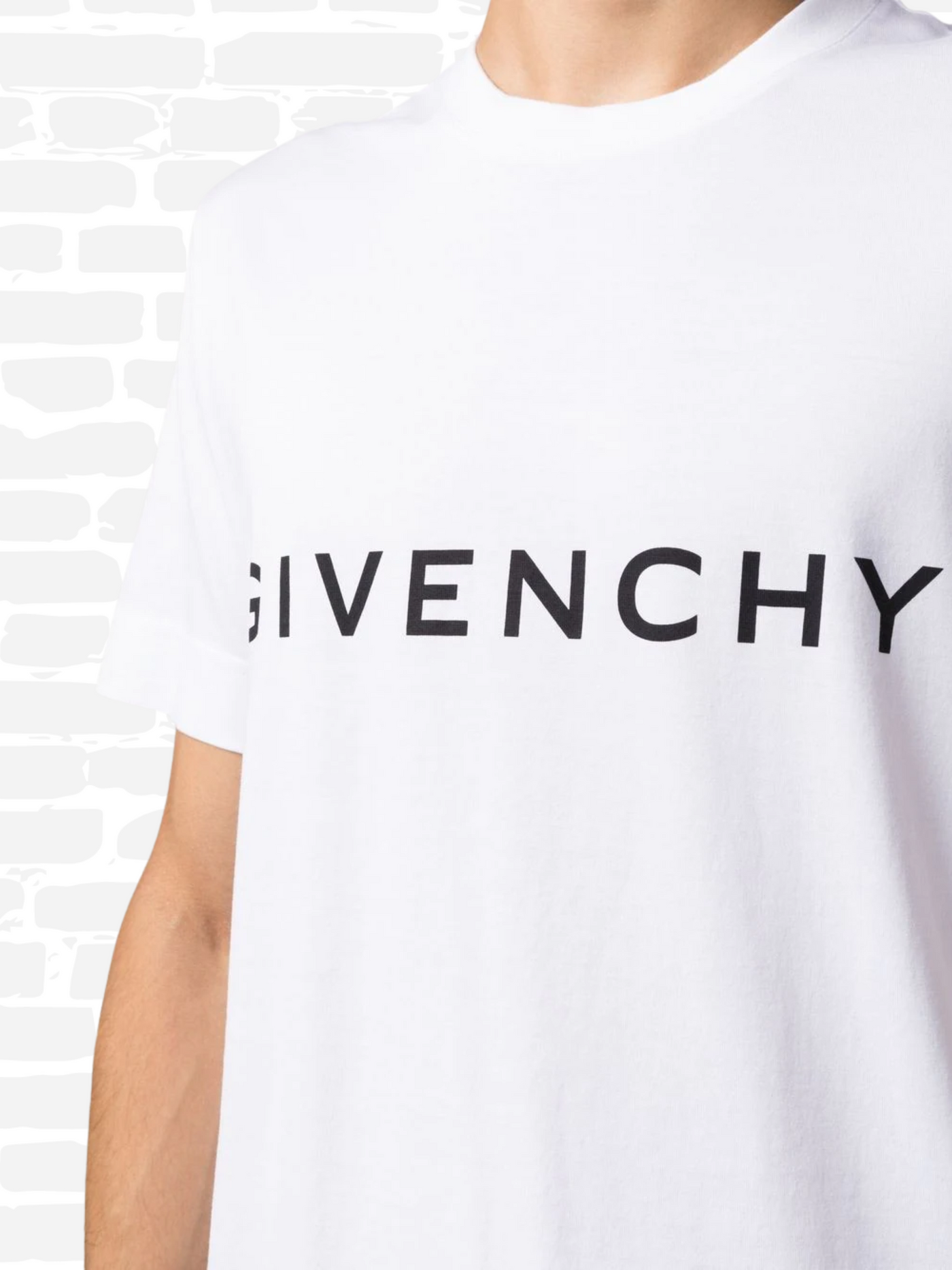 T-shirt Givenchy couleur blanc T-shirt à logo GG imprimé