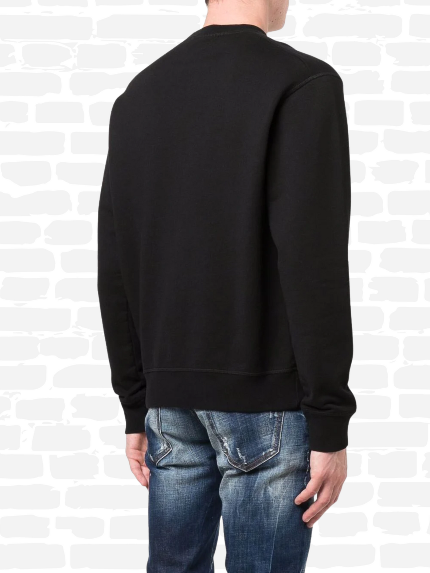 דיסקוורד סווטשירט צבע שחור Icon-Print sweatshirt