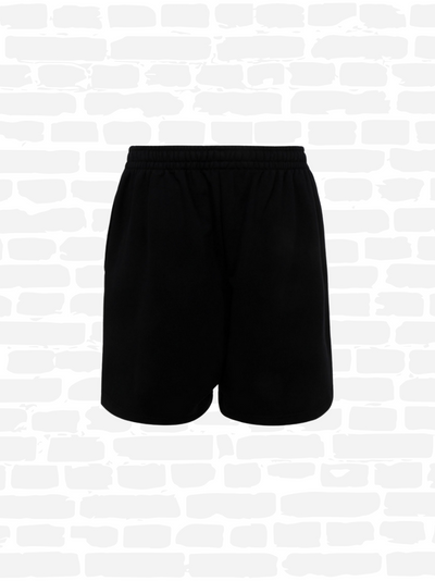 בלנסיאגה שורט צבע שחור Cotton Bermuda Shorts