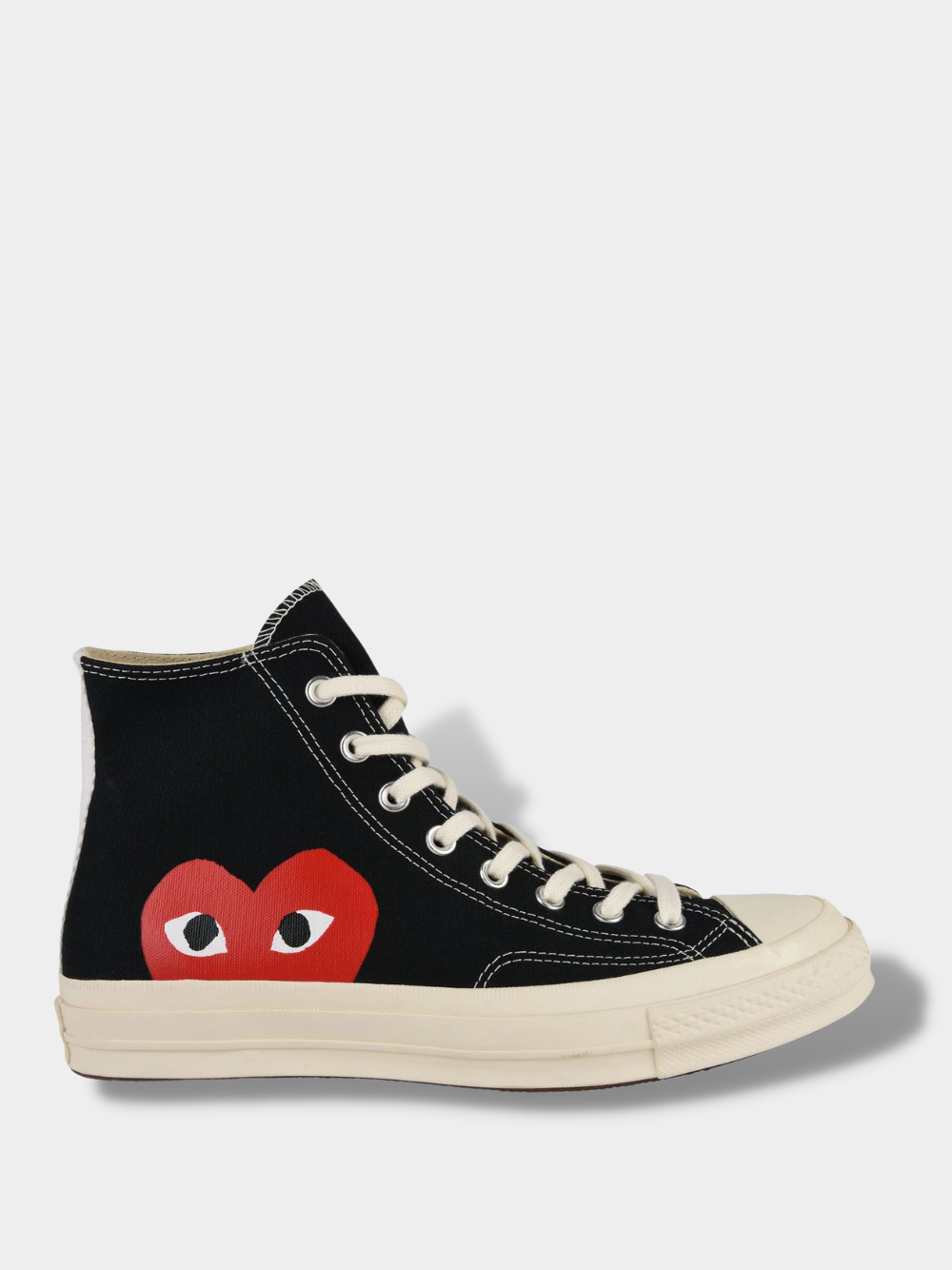 COMME DES GARCONS HIGH TOP TRAINERS סניקרס צבע שחור Size 42