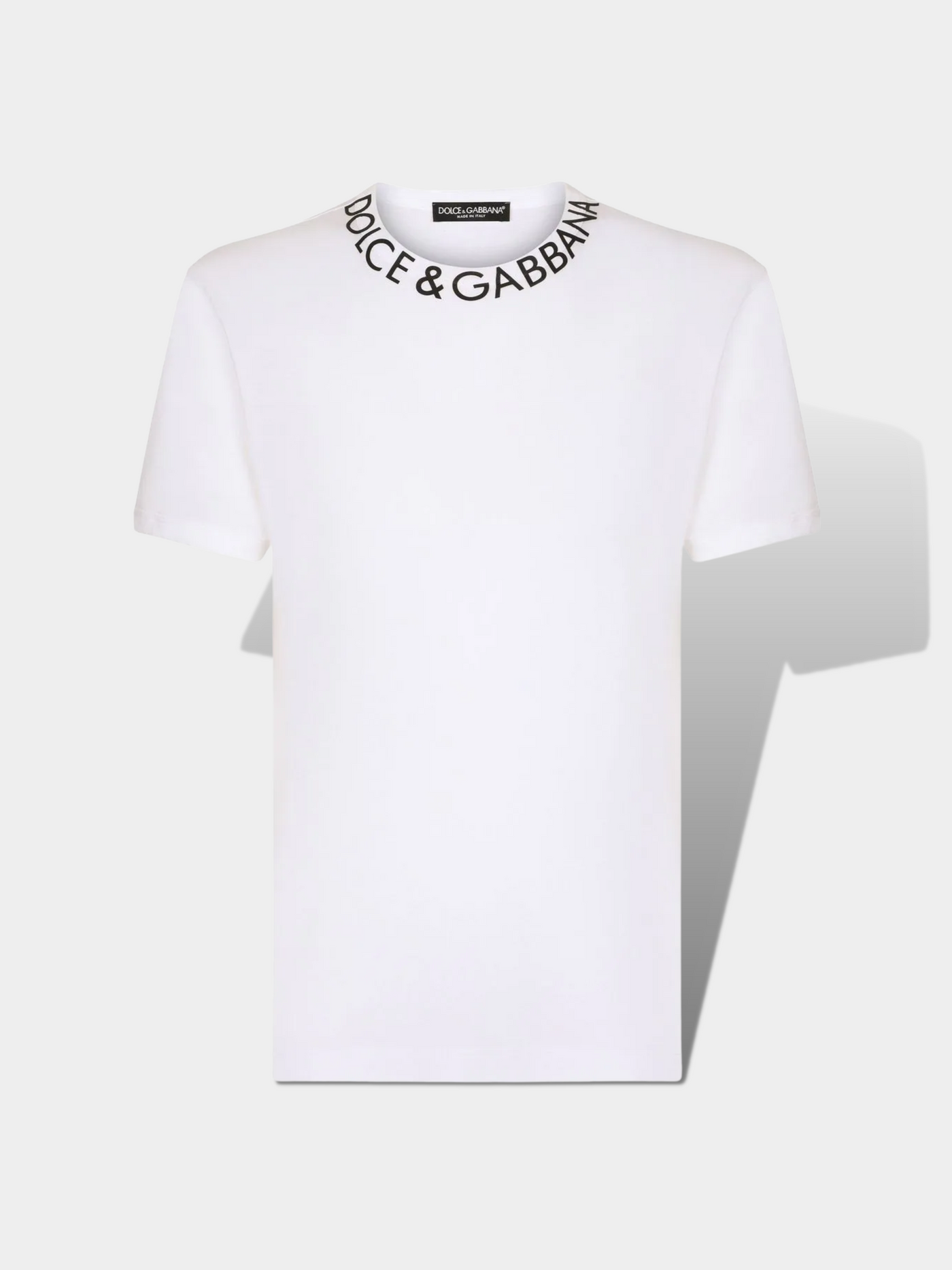 דולצ'ה גאבנה טי שירט צבע לבן logo-print T-shirt