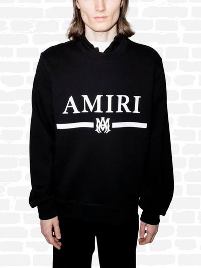 אמירי סווטשירט צבע שחור Logo-Print Hoodie
