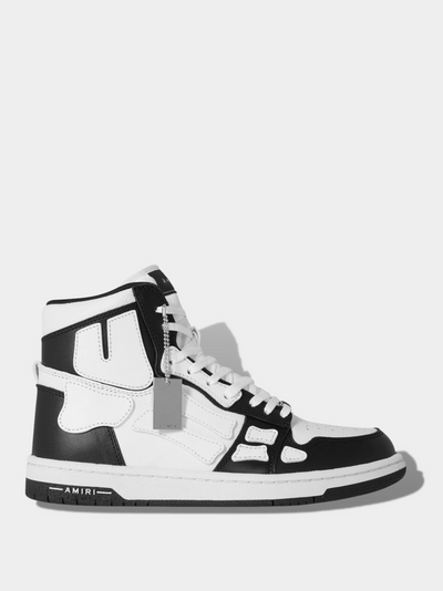 אמירי נעליים צבע לבן ושחור Skel-Top High-top sneakers