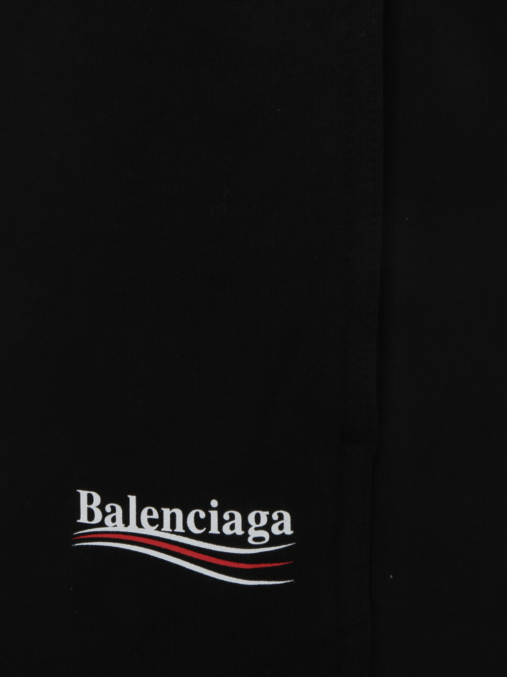 בלנסיאגה שורט צבע שחור Cotton Bermuda Shorts