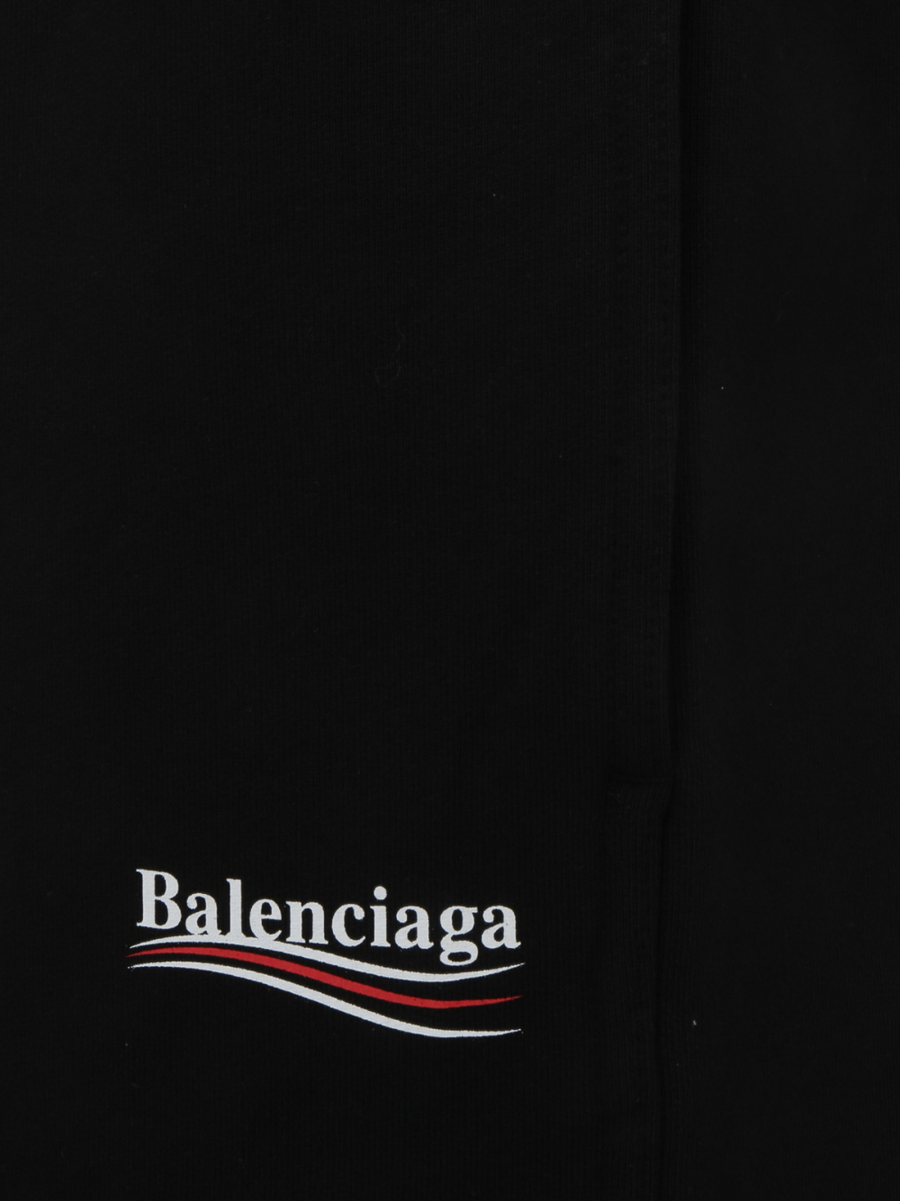 Balenciaga Bermuda en coton de couleur noire