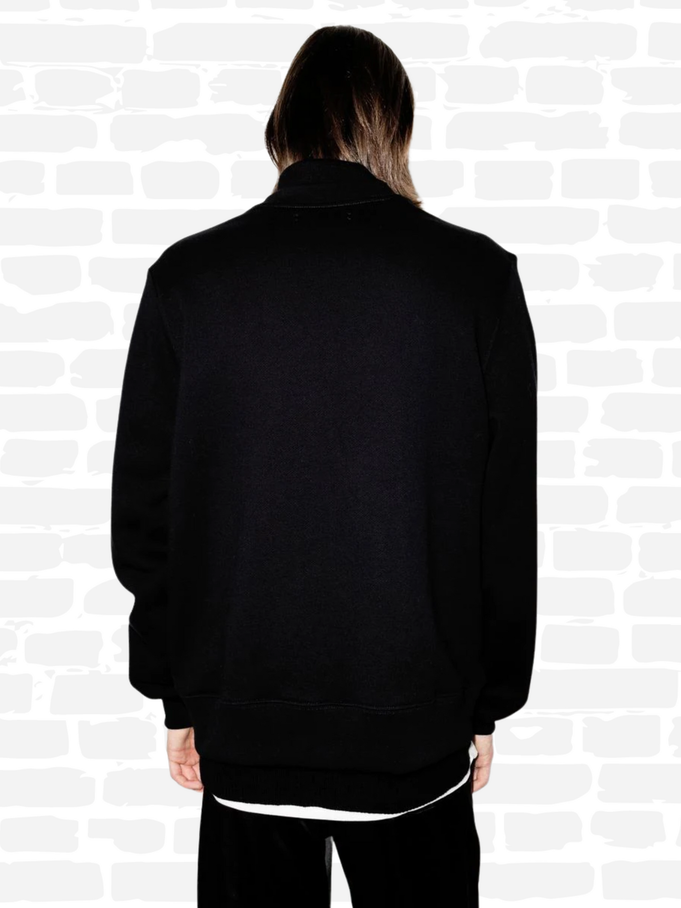 אמירי סווטשירט צבע שחור Logo-Print Hoodie